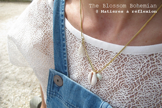 Collier coquillage The Blossom Bohemian bijoux