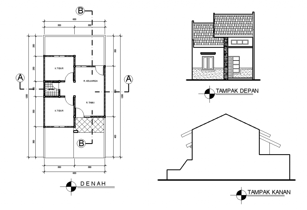 5 Contoh  Denah  Rumah  Sederhana  2013