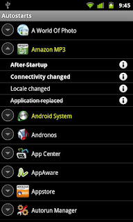 Autostarts android