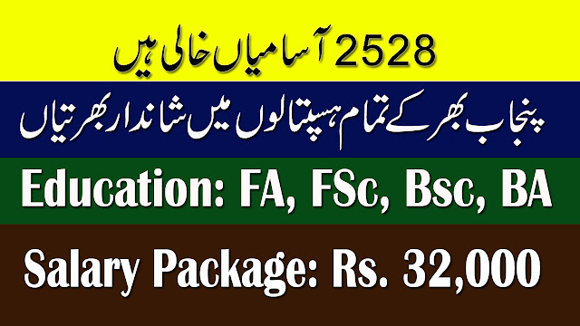 Primary & Secondary Healthcare Department Punjab Jobs 2022 | 2528+ Vacancies