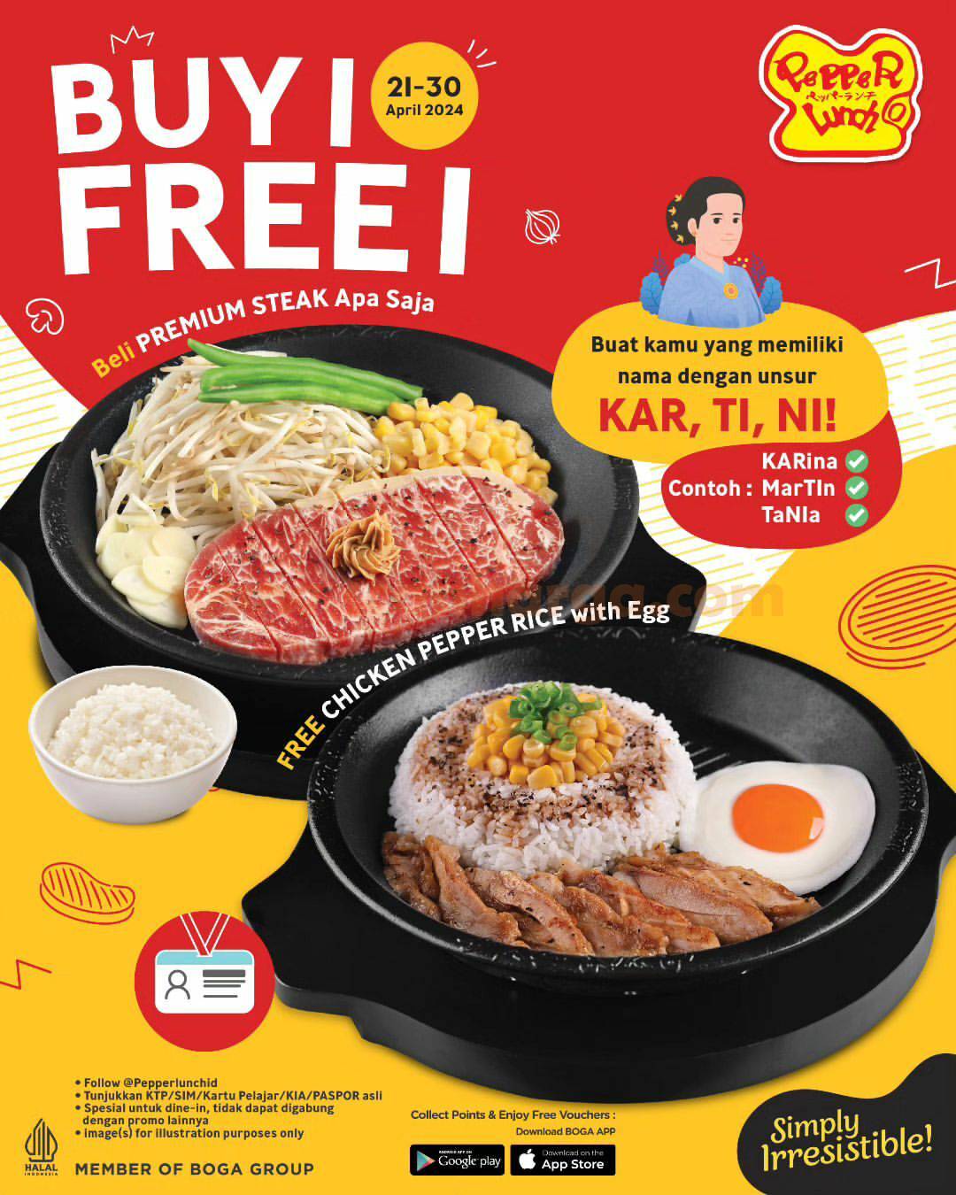 Promo PEPPER LUNCH KARTINI DAY BELI 1 GRATIS 1