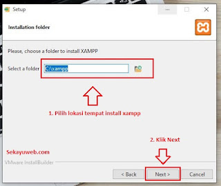 select folder xampp