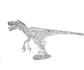 #8 Jurassic Park Coloring Page