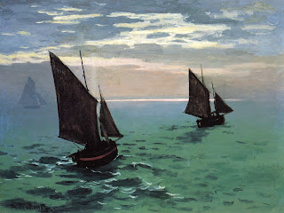 Fishing Boats at Sea, 1868