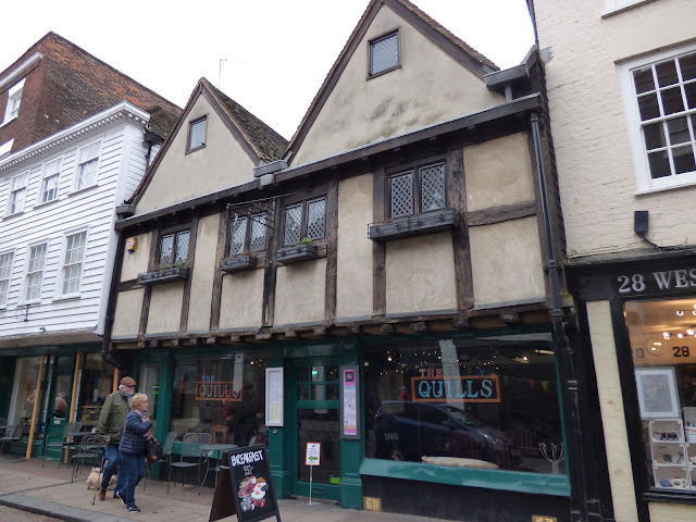 Architecture on Rochester High Street, Kent