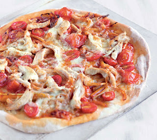 fennel, chicken and tomato pizza recipe