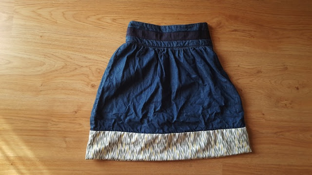 Easy DIY skirt refashion