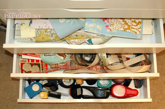 Scrapbook Room Organization