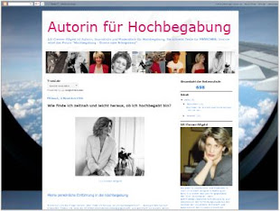 Autorin für Hochbegabung. Schrijfster voor hoogbegaafdheid.