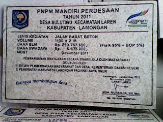 Proyek PNPM Lamongan 