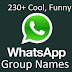 cool-funny-whatsapp-group-names