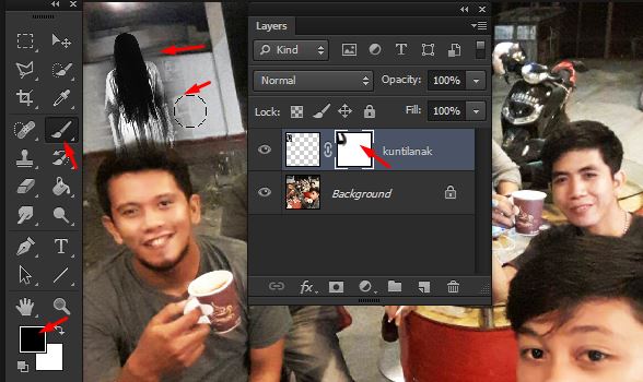 Cara Edit  Foto  Penampakan Hantu  Di Photoshop GRAFIS MEDIA