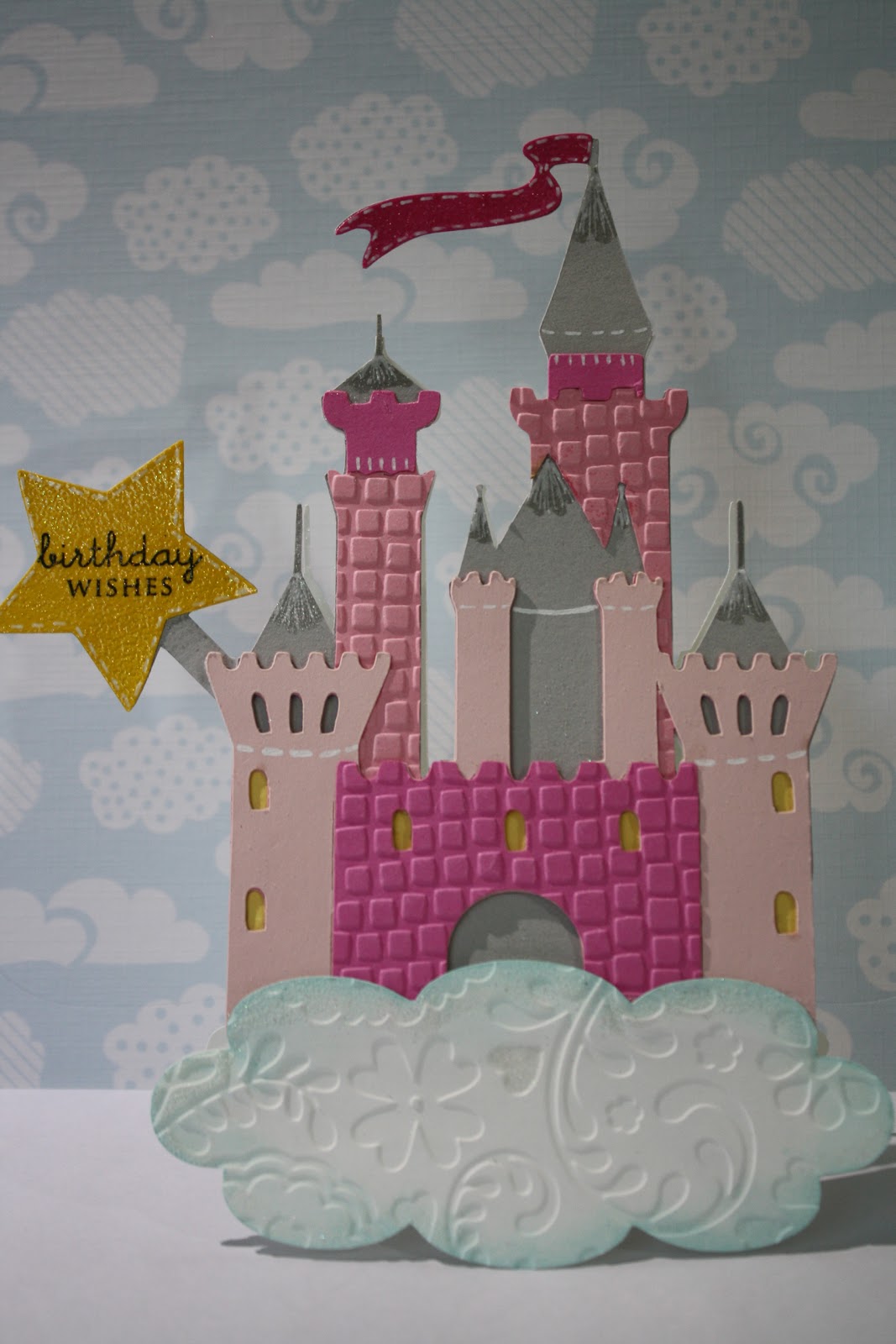 redheaded crafter: Princess Castle Birthday Card