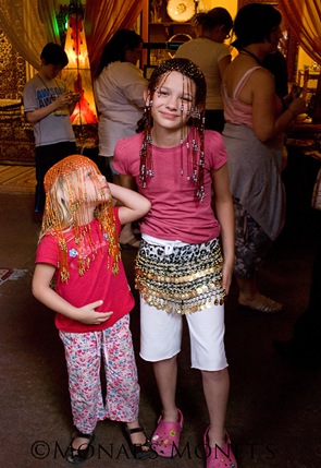 Erika and Brianna belly dancing