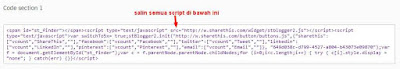Cara membuat tombol share sosial media di bawah postingan blog 