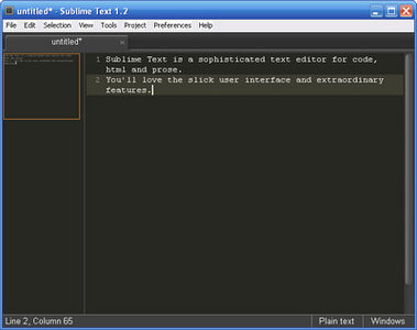 Sublime Text three Build 3012