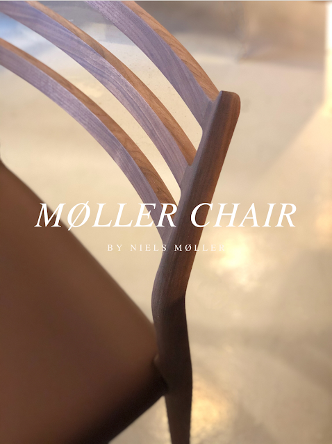 SCANDINAVIAN DESIGN DANISH MODERN FURNITURE - MOLLER CHAIR