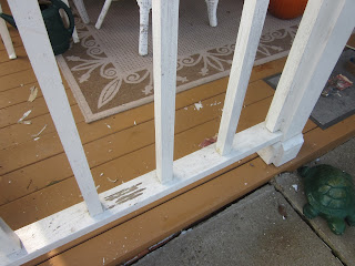 Staining and Painting porches