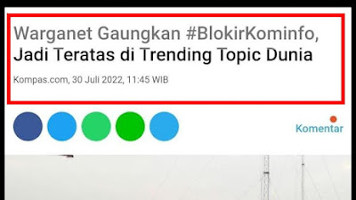 KOMINFO Babak Belur Dihajar Netizen Mendunia