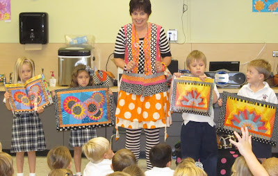 photo of: Debbie Clement Makes School Visit