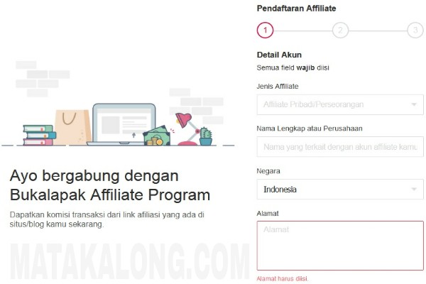 Cara Mudah Hasilkan Uang Dengan Bukalapak Affiliate Program