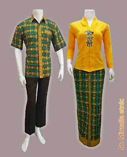 baju batik gamis sarimbit modern etnic