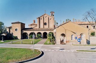 The church of San Francesco in Cotignola, which was turned into the Sforza family tomb in 1400