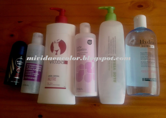 opinión-productos-reseña-review-blog-belleza-desodorante-nivea-men-48h dry-desmaquillante-ojo-larga-duración-bifásico-deliplús-mercadona-hidratante-corporal-vittea-leche-desmaquillante-hidratante-corporal-aloe-vera-agua-micelar-les cosmetiques-carrefour