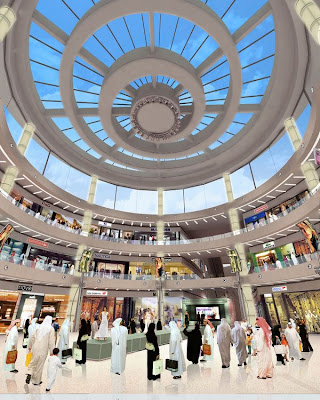 The Dubai Mall grand atrium view