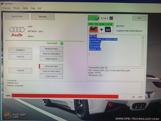 Foxflash Clone Audi MED9.1 ECU 6