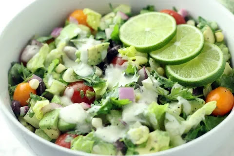 Avocado Salad with Lime Cilantro Bite: A Burst of Freshness on Your Plate