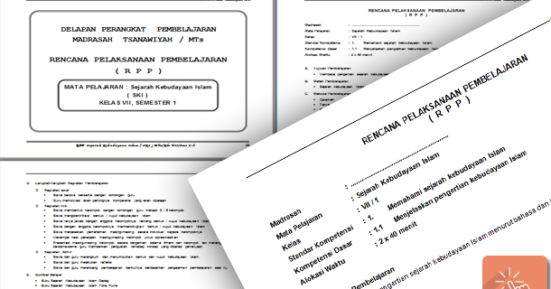 Perangkat Pembelajaran SKI (Sejarah Kebudayaan Islam) MTs 