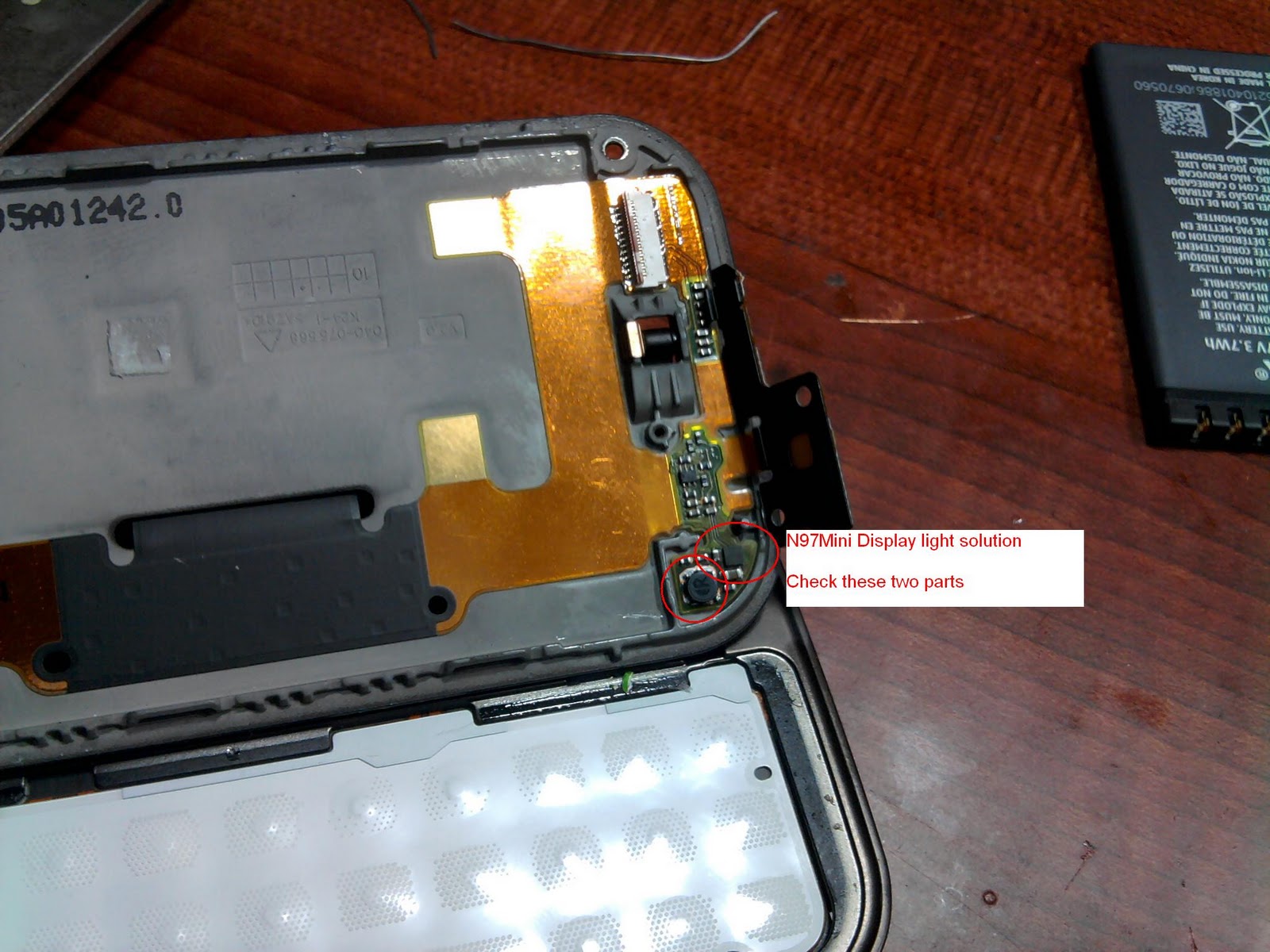 N97 Mini Display light solution