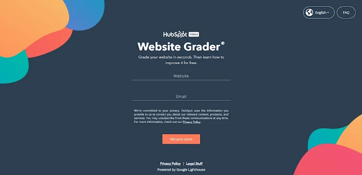 HubSpot's Website Grader