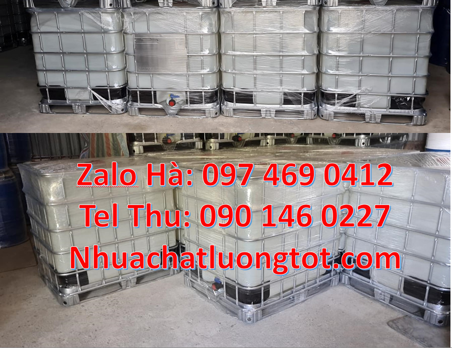 Thùng nhựa 1000 lít đựng thực phẩm, Bồn nhựa 1000 lít đựng hóa chất, bồn nhựa 1 khối nhập khẩu, bồn nhựa vuông 1000 lít đựng phân bón,  C20b1d3a83505b0e024143