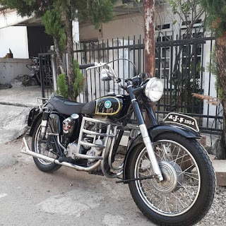 Motor Klasik AJS 350 Tahun 54 Siap Dipinang