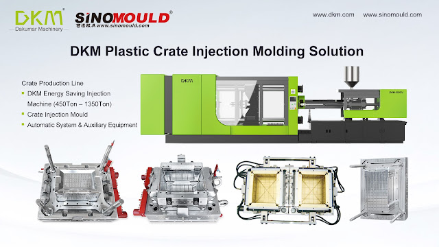 Thin Wall Vegetable Crate Injection Molding line