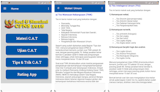 10 Aplikasi Contoh Simulasi Soal Latihan CAT Online CPNS Di Hp Android