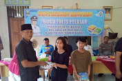 280 Anak Sekolah di Gunung Kemala Terima Buku Tulis Gratis
