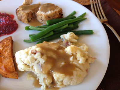 Mashed Red Potatoes with Shallots & Manchego Cheese