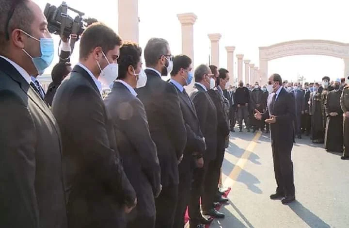 الرئيس السيسى القائد الاعلى للقوات المسلحة يتقدم جنازه الفقيد الراحل كمال الجنزوري