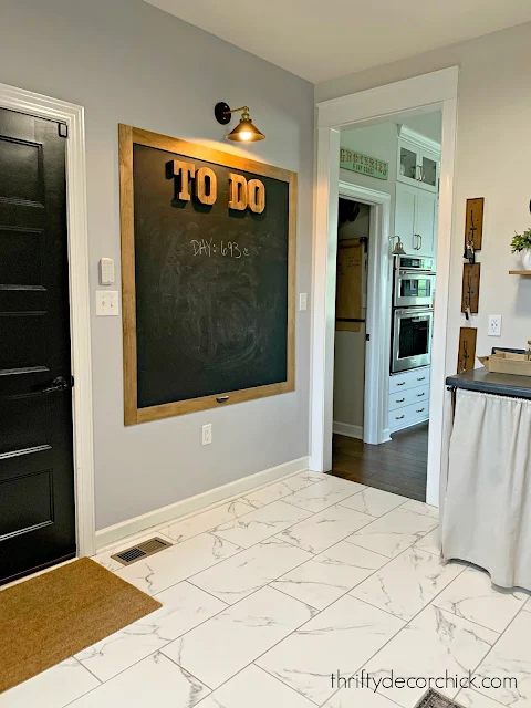 How to paint a large chalkboard on any wall