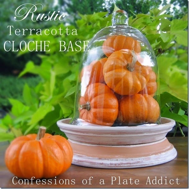 CONFESSIONS OF A PLATE ADDICT Rustic Terracotta Cloche Base CONFESSIONS OF A PLATE ADDICT Rustic Terracotta Cloche Base