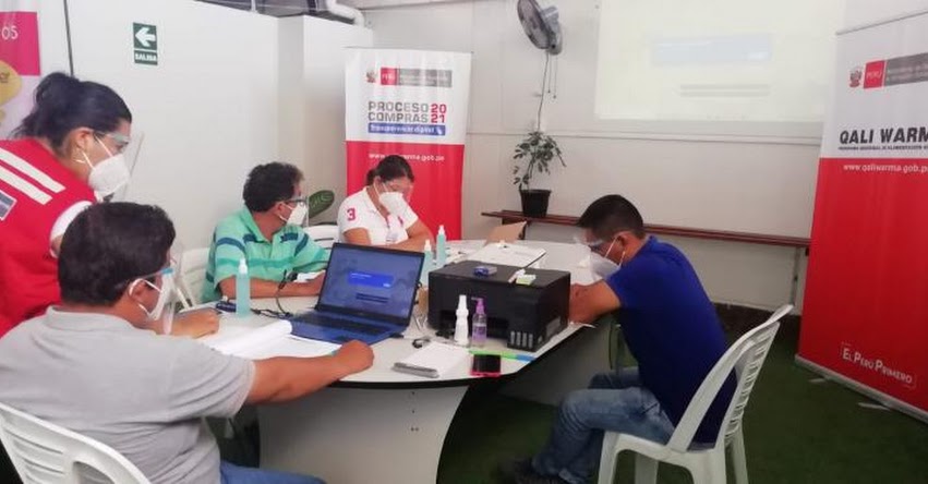 QALI WARMA:Programa social inicia segunda convocatoria del Proceso de Compras Electrónico 2021 en la región San Martín - www.qaliwarma.gob.pe