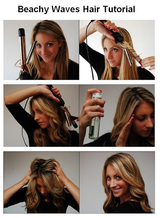 Beachy Waves Hair Tutorial