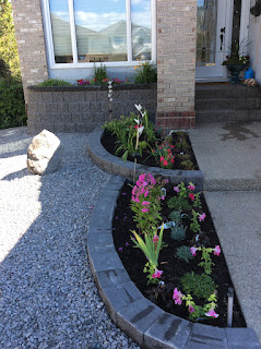 Front Yard Curb appeal landscaping Calgary