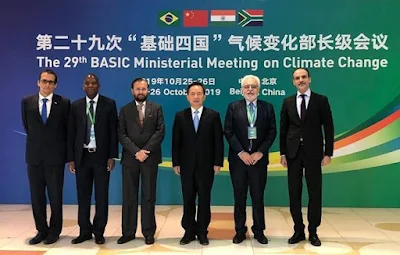 29th BASIC Ministerial Meeting on Climate Change to be held in Beijing, China