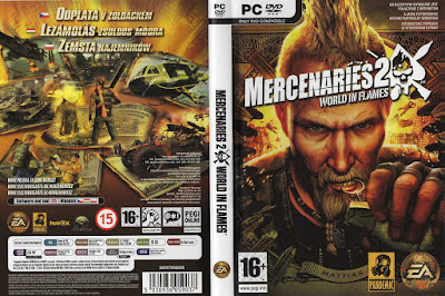 Jogo Mercenaries 2 World in Flames PC DVD Capa