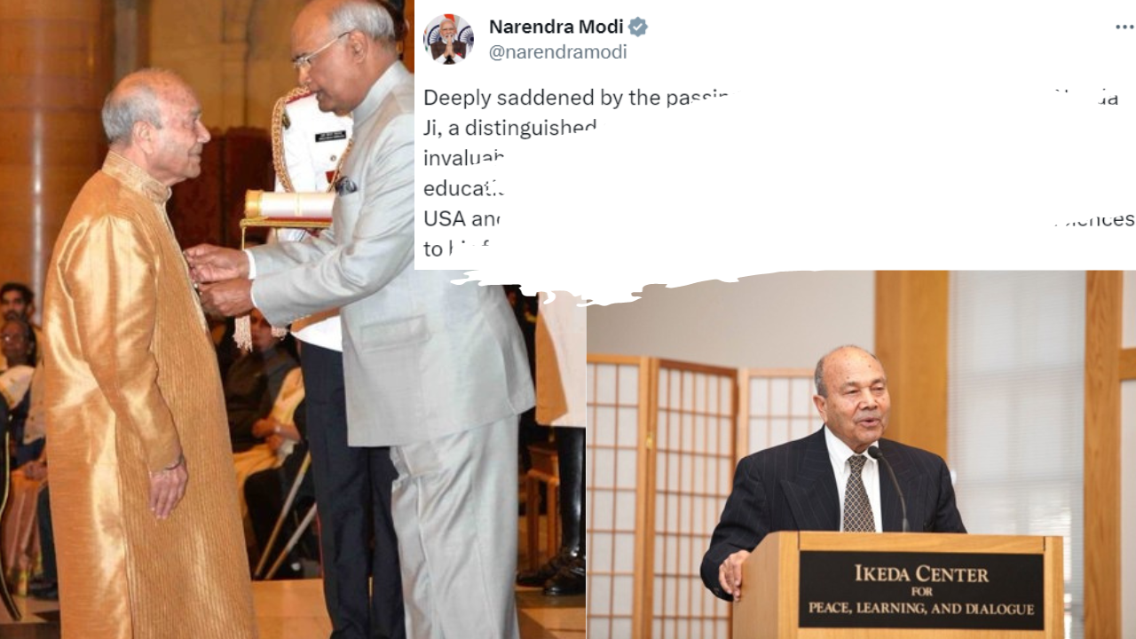 Renowned Legal Scholar and Advocate for India-USA Relations, Professor Vedprakash Nanda, Mourned by Indian Prime Minister Narendra Modi