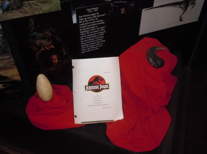 Jurassic Park dinosaur egg and claw prop